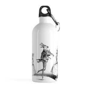 Stainless Steel Water Bottle Grandville's "Dance" by Dactari